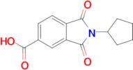 2-Cyclopentyl-1,3-dioxo-2,3-dihydro-1h-isoindole-5-carboxylic acid