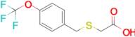 2-({[4-(trifluoromethoxy)phenyl]methyl}sulfanyl)acetic acid