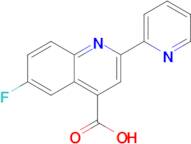6-Fluoro-2-(pyridin-2-yl)quinoline-4-carboxylic acid