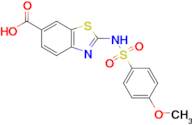 2-(4-Methoxybenzenesulfonamido)-1,3-benzothiazole-6-carboxylic acid