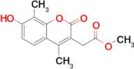 Methyl 2-(7-hydroxy-4,8-dimethyl-2-oxo-2h-chromen-3-yl)acetate