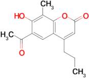 6-Acetyl-7-hydroxy-8-methyl-4-propyl-2h-chromen-2-one