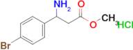 Methyl 3-amino-3-(4-bromophenyl)propanoate hydrochloride