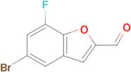 5-Bromo-7-fluoro-1-benzofuran-2-carbaldehyde