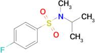 4-Fluoro-n-methyl-n-(propan-2-yl)benzene-1-sulfonamide