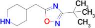 4-[(3-tert-butyl-1,2,4-oxadiazol-5-yl)methyl]piperidine
