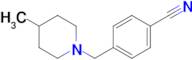 4-[(4-methylpiperidin-1-yl)methyl]benzonitrile