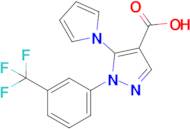 5-(1h-Pyrrol-1-yl)-1-[3-(trifluoromethyl)phenyl]-1h-pyrazole-4-carboxylic acid