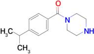 1-[4-(propan-2-yl)benzoyl]piperazine
