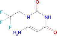 6-Amino-1-(2,2,2-trifluoroethyl)-1,2,3,4-tetrahydropyrimidine-2,4-dione