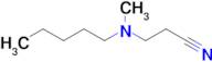 3-[methyl(pentyl)amino]propanenitrile