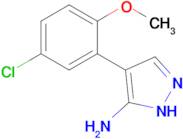 4-(5-Chloro-2-methoxyphenyl)-1h-pyrazol-5-amine