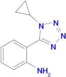 2-(1-Cyclopropyl-1h-1,2,3,4-tetrazol-5-yl)aniline
