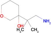 3-(1-Amino-2-methylpropan-2-yl)oxan-3-ol