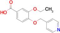 3-Ethoxy-4-(pyridin-4-ylmethoxy)benzoic acid