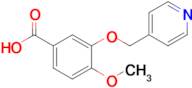 4-Methoxy-3-(pyridin-4-ylmethoxy)benzoic acid