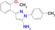 3-(2-Methoxyphenyl)-1-(4-methylphenyl)-1h-pyrazol-5-amine