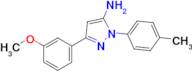 3-(3-Methoxyphenyl)-1-(4-methylphenyl)-1h-pyrazol-5-amine