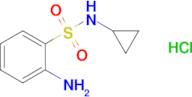 2-Amino-n-cyclopropylbenzene-1-sulfonamide hydrochloride