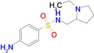 4-Amino-n-[(1-ethylpyrrolidin-2-yl)methyl]benzene-1-sulfonamide