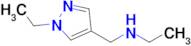 Ethyl[(1-ethyl-1h-pyrazol-4-yl)methyl]amine