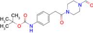 Tert-butyl n-{4-[2-(4-formylpiperazin-1-yl)-2-oxoethyl]phenyl}carbamate