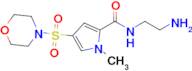 n-(2-Aminoethyl)-1-methyl-4-(morpholine-4-sulfonyl)-1h-pyrrole-2-carboxamide