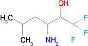 3-Amino-1,1,1-trifluoro-5-methylhexan-2-ol