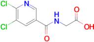 2-[(5,6-dichloropyridin-3-yl)formamido]acetic acid