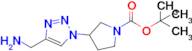 Tert-butyl 3-[4-(aminomethyl)-1h-1,2,3-triazol-1-yl]pyrrolidine-1-carboxylate