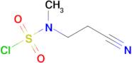 3-[(chlorosulfonyl)(methyl)amino]propanenitrile