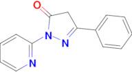 3-Phenyl-1-(pyridin-2-yl)-4,5-dihydro-1h-pyrazol-5-one