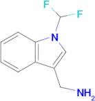 [1-(difluoromethyl)-1h-indol-3-yl]methanamine