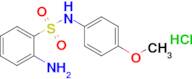 2-Amino-n-(4-methoxyphenyl)benzene-1-sulfonamide hydrochloride