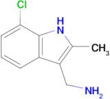 1-(7-Chloro-2-methyl-1h-indol-3-yl)methanamine