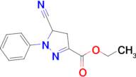 Ethyl 5-cyano-1-phenyl-4,5-dihydro-1h-pyrazole-3-carboxylate