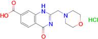 2-[(morpholin-4-yl)methyl]-4-oxo-1,4-dihydroquinazoline-7-carboxylic acid hydrochloride