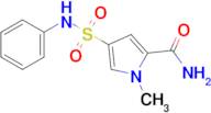 1-Methyl-4-(phenylsulfamoyl)-1h-pyrrole-2-carboxamide