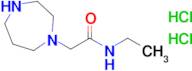 2-(1,4-Diazepan-1-yl)-n-ethylacetamide dihydrochloride