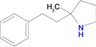 2-Methyl-2-(2-phenylethyl)pyrrolidine
