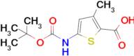 5-([(tert-butoxy)carbonyl]amino)-3-methylthiophene-2-carboxylic acid