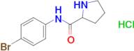 n-(4-Bromophenyl)pyrrolidine-2-carboxamide hydrochloride