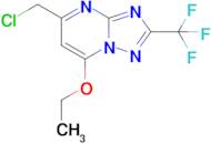 5-(Chloromethyl)-7-ethoxy-2-(trifluoromethyl)-[1,2,4]triazolo[1,5-a]pyrimidine