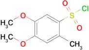 4,5-Dimethoxy-2-methylbenzene-1-sulfonyl chloride