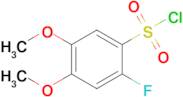 2-Fluoro-4,5-dimethoxybenzene-1-sulfonyl chloride