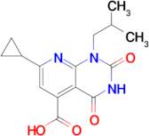 7-Cyclopropyl-1-(2-methylpropyl)-2,4-dioxo-1h,2h,3h,4h-pyrido[2,3-d]pyrimidine-5-carboxylic acid