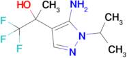 2-[5-amino-1-(propan-2-yl)-1h-pyrazol-4-yl]-1,1,1-trifluoropropan-2-ol
