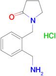 1-{[2-(aminomethyl)phenyl]methyl}pyrrolidin-2-one hydrochloride