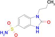 2-Oxo-1-propyl-2,3-dihydro-1h-1,3-benzodiazole-5-sulfonamide