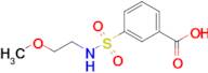 3-[(2-methoxyethyl)sulfamoyl]benzoic acid